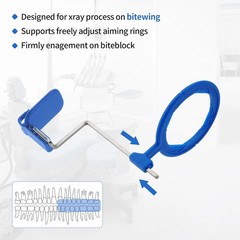 Dental X-Ray Aiming Ring Bitewing/Anterior/Posterior Arm Digital Sensor Holder U