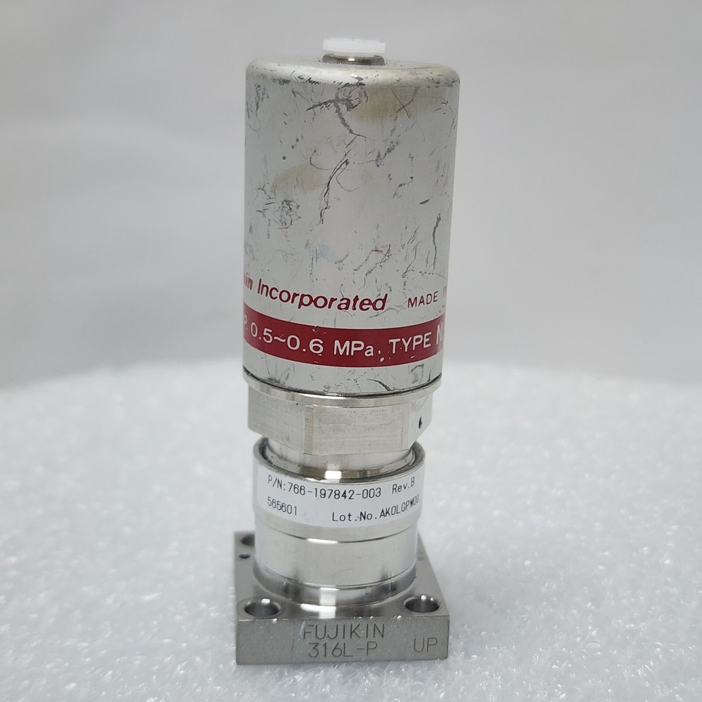 Fujikin 0.P. 0.5-0.6 MPa, Lam 766-197842-003 Rev B Type N.C. Valve, Jp,_96969