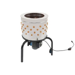 120V 280RPM Motor Feather Plucker Stainless Steel Drum Chicken Plucker Machine