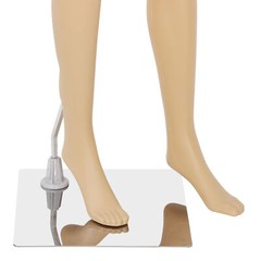 Female Mannequin Full Body PP Realistic Display Head Turns Dress Form with Base