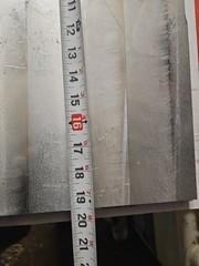 Aluminum plate 6061-T651 5/8” X 19-1/2″” X 11-15/16″ Made In USA