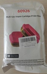 60926 Multi Gas/Vapor Cartridge/P100 Filter. 2 Pack. Exp. 11/2029