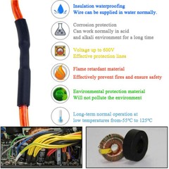 3:1 Heat Shrink Tubing Black Dual Wall Waterproof Glue Wires Wrap (LARGE SIZES)