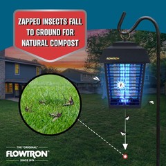 Flowtron Bug Zapper, 1/2 Acre of Coverage w/15W Bulb & 5600V