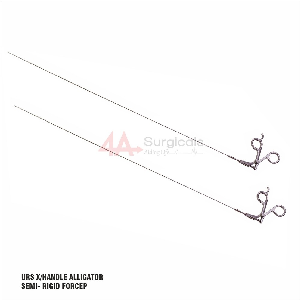 4A URS X/HANDLE ALLIGATOR SEMI- RIGID FORCEP 5Fr 60cm (1 piece)
