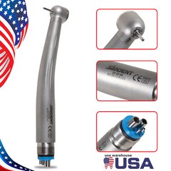 10pcs Dental High Speed Handpiece 4Hole Ceramic Rotor Standard head Single Spray