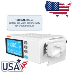Medical/Lab Use Syringe Pump 4.3 Inch Color Touch Screen Stackable Design