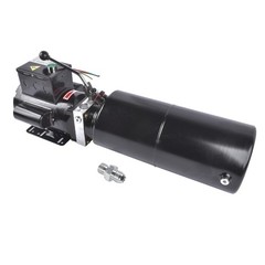 110V 10 Quart 2.5 Gal Hydraulic Power Unit Single-Acting Lift Pump w/ Steel Tank