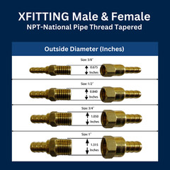10) 1/2 PEX X 1/2″ MALE NPT THREADED ADAPTER PEX B CRIMP FITTING LEAD FREE BRASS