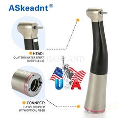 Fit NSK NL400 Dental Electric Motor +Mini 1:5 Handpiece Fiber Optic Contra Angle