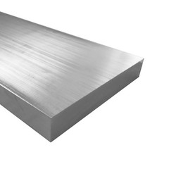 1″ x 6″ Aluminum Flat Bar, 6061 Plate, 6 Inch Length, T6511 Mill Stock