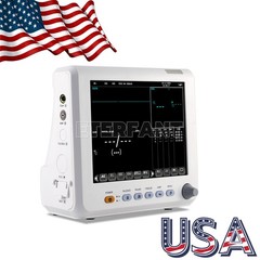 ETERFANT 8″ Patient Monitor ICU CCU Vital Sign For Hospital NIBP, SPO2, PR,TEMP