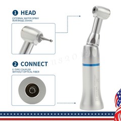 NSK Style Dental Slow Low Speed Contra Angle Handpiece Push Button E-Type Attach