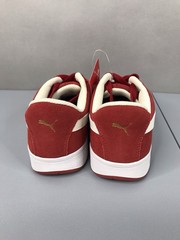 Puma Shoes Men’s 9 Safety Toe Work Slip Resistant Red Suede Low Top Lace Up New