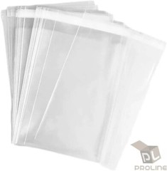 100 5×7 Clear Resealable 1.5 Mil Plastic OPP Self Adhesive Cello Cellophane Bags