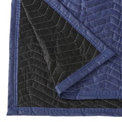 12 Pack Moving Blankets 72″x80″ Heavy Duty Packing Blankets Furniture Dark Blue