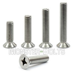 #8-32 Phillips Flat Head Machine Screws, 82° Countersunk A2 18-8 Stainless Steel