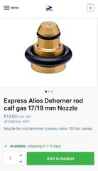 Livestock Supplies Cattle Dehorner Dehorners Dehorner Tool Express Jet Nozzle