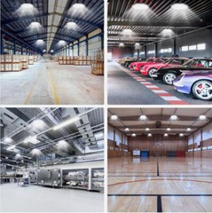 4Pack 200W UFO Led High Bay Light Industrial Commercial Factory Warehouse Light