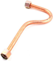 Aluminum Alloy Air Compressor Exhaust Tube Replacement Copper Tone, 15Mm/0.6″ He
