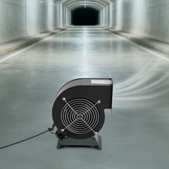 Small Centrifugal 196CFM Flange Blower Fan 2600r/min 110V 120W Durable Equipment