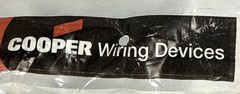 Cooper 1252 50A 250V 2P 3W NEMA 10-50R Surface Mount Grounding Power Outlet New