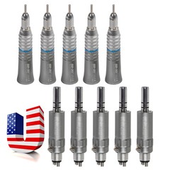 Dental Straight Handpiece Nosecone & Air Motor 4H fit NSK Low Slow Speed YP4 Jm