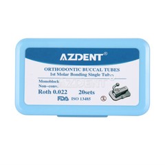 Tubos bucales de ortodoncia dental 1er molar Bondable Roth/MBT 022 monobloque