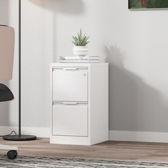 NEW Metal Vertical File Storage Cabinet with Lock 2 Drawer Office Filing Cabinet