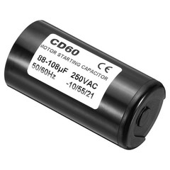 PATIKIL Motor Start Capacitor, 88-108uF/Mfd 250VAC 50/60Hz CD60 Run Capacitor…