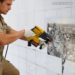 Impact Hammer Drill Battery-Powered Hammer Drilling Machine w/ 4 Modes 800W