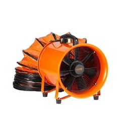 VEVOR 12″ Portable Extractor Fan Blower 16.4ft Duct Hose Ventilator Industrial