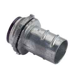 1/2 In. Flexible Metal Conduit (FMC) Screw-In Insulated Throat Connector (5-Pack