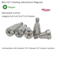 US 5Pcs Dental Healing Abutment Cap Mini Regular Platform Fit Osstem Hiossen