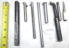 Boring Bar Lot of 8 Various types of H.S.S. Machinists Boring Bars, See Pictures