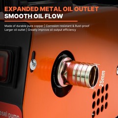 300W Fuel Transfer Pump 1500mAH Electric Oil Pump 50L/Min Diesel Transfer Pump