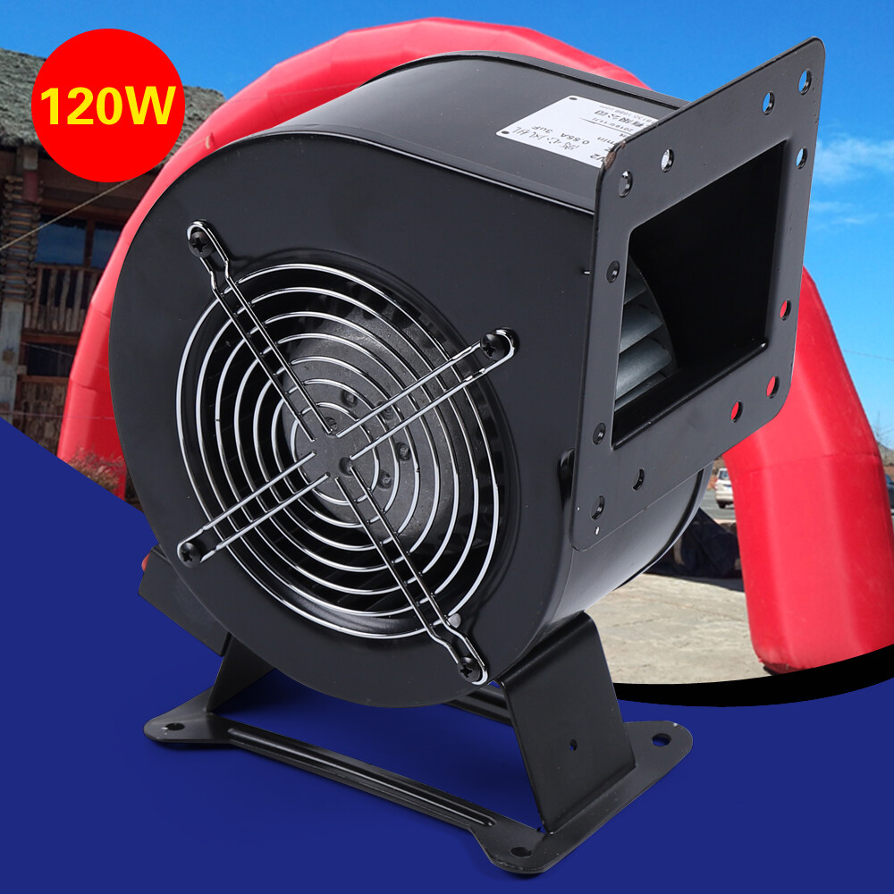 110V 120W Small Centrifugal 196CFM Flange Blower Fan 2600r/min Durable Equipment
