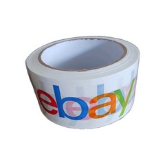 eBay Branded Packaging Tape with Color Logo 75Yds x 2 in.