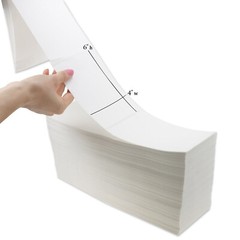 4000 – 4×6 Fanfold Direct Thermal Shipping Labels for Zebra & Rollo Printers USA