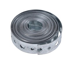 Oatey 33923 28 Ga Galvanized Hanger Strap 3 4 Inch x 10 Feet for Pipe Support