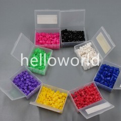10 Colors Orthodontic Dental Silicone Color Code Ring 135ºC Autoclavable 100 Pcs