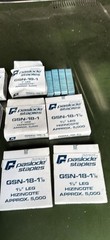 Lot 8 Paslode 18ga Gauge 3/16 crown 1 – 1/8”Leg staples. 5000 GSN-18-1 1/8 Mixed