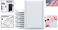 50 Pack 4×8 Inch Opaque Bubble Mailers with Self-Seal Adhesive – Protect Your…