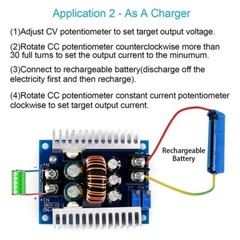 4x DC Converter 20A 300W Step Down Buck-Boost Power Adjustable Charger Board US