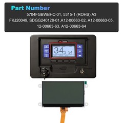 Display for Carrier Transicold X4 7500 7300 X3 2500 Vector 8500 8600 APX Module