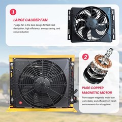 12V 12000 BTU Truck Cab Air Conditioner Split AC For Semi Trucks Bus RV Caravan