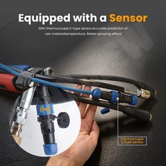 15M Heavy-Duty Heated Hose for Spray Foam Polyurea Applications