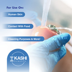 Kashi Scientific Medical Exam Nitrile Gloves, Powder & Latex Free – XS/S/M/L/XL
