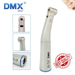 DMXDENT Dental 1:1 Fiber Optic LED Contra Angle Handpiece Low Speed Fit NS & K