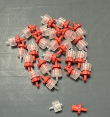 Value Plastics 25x-MTLL210-6+25x FTLL210-RED,, Free DHL M/F Luer Lock-1/16” Barb